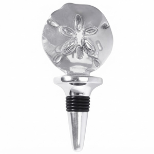 Tapón de Botella de Vino de Plata Antigua Hecho a Mano con Forma de Pulpo, Lujo Náutico Metálico para Bar con Sello de Silicona Antifugas para Champaña - Product Image 4