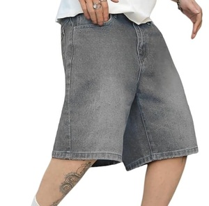 Pantalones Cortos de Mezclilla de Alto Rendimiento, Ajuste Relajado, Moda Casual, Suministro al por Mayor OEM, Holgados, Sueltos, Ropa de Verano, Pantalones Cortos de Mezclilla - Product Image 3