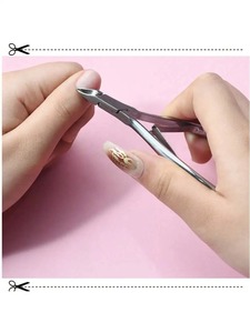 BAFA SURGICAL INSTRUMENTS – Kit de repousse-cuticules en acier inoxydable à double tête, réutilisable, durable, argenté, outil de manucure - Product Image 5