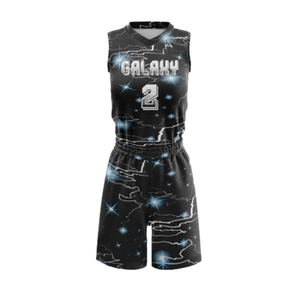 High Durable <b>Machine</b> Stitched Basketball Uniforms Sets Cheapest Rates Sleeveless Training Vests & Shorts Set For Women - Product Image 3