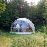 Tente géodésique imperméable d'événement de dôme de tente de maison de bulle de PVC Glamping