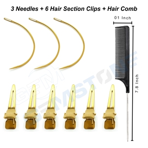 Professional Hair Extension Pliers <b>Kit</b> Stainless Steel Components Tape Pliers Micro <b>Bead</b> Opener Loop Needle Tool Section - Product Image 5