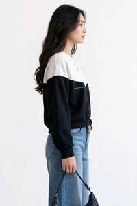 Sudadera Unisex Oneten con Bloques de Color, Cuello Redondo, Corte Holgado Informal, 100% Poliéster, Estampada, Servicio OEM de Primavera - Product Image 2