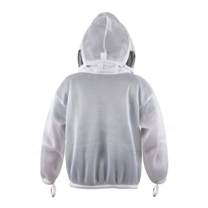 Pink Kids Beekeeping Jacket 3-Layer Ventilated Mesh Fencing Veil Hood Elastic Waist Thumb Loop OEM Wholesale Beekeeping <b>Suit</b> - Product Image 5