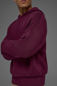 Custom Logo <b>Men's</b> Heavyweight Cotton Hoodie Loose Fit Streetwear Sweatshirt Premium Quality <b>Pullover</b> - Product Image 2