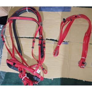 À VENDRE PVC SANGLE À CHEVAL BRIDLE ET MARTINGALE AVEC RACCORDS ROUILLANTS INDE FAIT COULEUR W EN DOLLAR 12 CARTE DE CRÉDIT ACCEPTÉE - Product Image 6