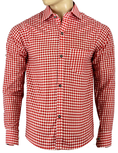 Camisa Casual de Manga Larga con Cuello y Botones para Hombre, Talla Grande, a Cuadros, de Popelina Teñida con Hilo, con Bolsillo, Logotipo Personalizado, Alta Calidad - Product Image 3
