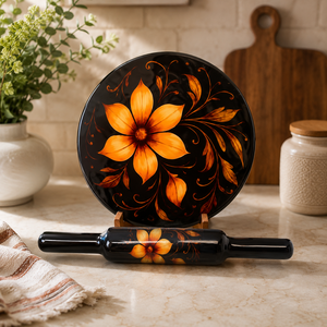 Juego de Chakla Belan de Primera Clase de Falah International, de Mármol, Madera y Metal, Hecho a Mano, Premium, Venta al Por Mayor, OEM, Ecológico, Chakla Belan 2026 - Product Image 1