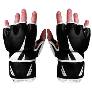 Gants de MMA en cuir unisexe de haute qualité pour l'entraînement professionnel, imprimés sur mesure, respirants et légers - Product Image 1