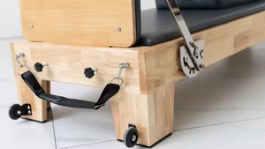 Nouvel Arrivage 2026 : Reformer Pilates Premium en Bois de Chêne Beige, Pliable, pour Entraînement de Core et Équilibre, Usage Domestique, MOQ Fabricant - Product Image 3