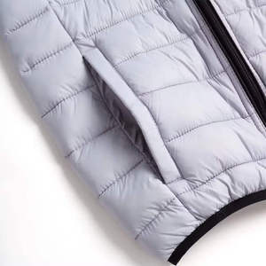 <b>Men's</b> Premium <b>Lightweight</b> Puffer <b>Jacket</b> With Hooded Design Full Zip Closure Quilted Warm Insulation And Side Pockets - Product Image 6