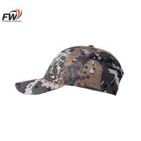 Casquette de baseball tactique personnalisée en toile délavée camouflage avec patch drapeau USA, idéale pour la chasse en extérieur, broderie de logo personnalisée