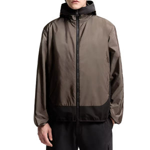 Chaqueta Cortavientos de Nailon con Capucha para Hombre, Ligera, Repelente al Agua, Técnica, Impermeable, Informal, Premium, Personalizada - Product Image 1