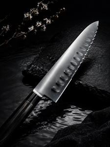 Cuchillo Dentado de Calidad Profesional de 21 cm, Acero Quirúrgico Japonés - Product Image 1