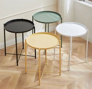 Mesa Auxiliar Metálica Multiusos con Revistero Integrado para una Sala de Estar Organizada y un Diseño de Muebles Funcional - Product Image 2