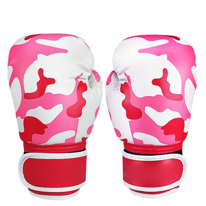 ถุงมือคิกบ็อกซิ่งหนังวัวแท้แบบมืออาชีพ ถุงมือชกมวยไทยหนังแท้สไตล์มวยไทย - Product Image 2