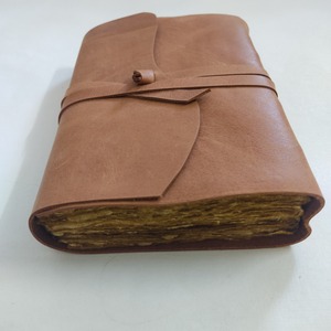 High Quality Vintage <b>A5</b> <b>Diary</b> Journals Monthly Planner Natural Leather Cover Stylish Handmade Thread Sewing Loose-leaf Gift - Product Image 4