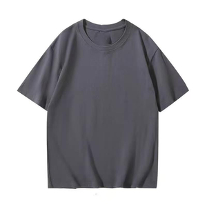 Camisetas Casuales Transpirables de Manga Corta, Color Sólido, 200GSM, CVC, con Logotipo Personalizado Bordado, Precio de Fábrica en Bangladesh, OEM - Product Image 5