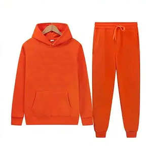 Chándal de invierno de estilo callejero para hombre, patrón sólido, transpirable, Color negro, conjunto de talla grande de alta calidad - Product Image 3