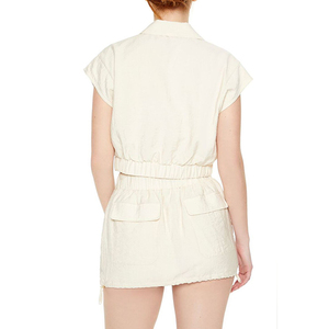 Vestes sans manches pour femmes, de haute qualité, en tricot matelassé, streetwear, hiver, nouveau design, confortables, multi-poches, fermeture éclair intégrale, unies - Product Image 3