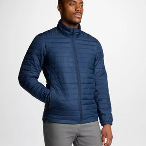 2026 Best Quality Men's Customized Weight Outdoor <b>Fleece</b> Jacket Stand Zipper Closure Bamboo Fiber Lining Regular Fit Winter - Product Image 2