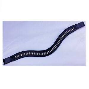 Diseño elegante, forma de onda de cristal, banda para la frente, banda para la frente de cuero de caballo, cristal de una sola fila, banda para la frente acolchada - Product Image 5