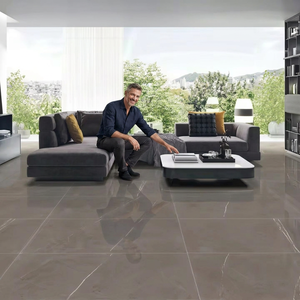 Pietra Smoke 600x1200mm 12mm Thick Polished Marble Look Porcelain Tiles Glossy Non-Slip Antibacterial Indoor Floor <b>Wall</b> Design - Product Image 5