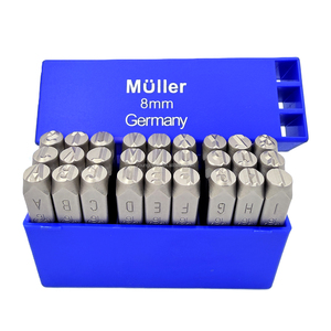 Industrial Grade 8mm Classic Alphabet Punch <b>Set</b> CR-V Material 27 PCS/<b>SET</b> Customizable OEM & ODM <b>Hand</b> <b>Tools</b> for German Letter - Product Image 3