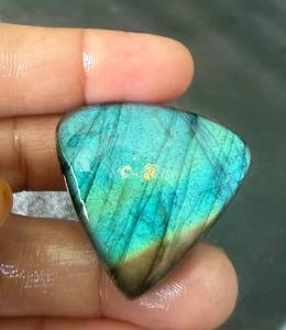 Lot de cabochons en labradorite naturelle Affection Gems, pierres précieuses multicolores changeantes de couleur - Product Image 1