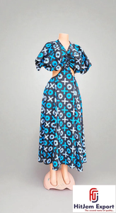 Tela africana estampada en cera de primera calidad, 100% algodón, textil Ankara para vestidos, producción de ropa de Ghana, estampado africano. - Product Image 5