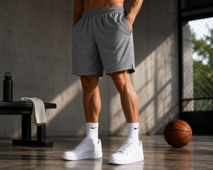 High Quality Men's Customized Breathable Quick Dry 3D Pattern Polyester <b>Athletic</b> Mesh Shorts Elastic Waist Gym Wear Comfortable - Product Image 1