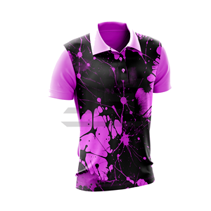 เสื้อเชิ้ตผู้ชาย JAMEZ SPORTS น้ำหนักเบา ผ้าฝ้าย 100% สวมใส่สบาย ระบายเหงื่อได้ดี แขนสั้น โลโก้ด้านหน้า คอปกคลาสสิก - Product Image 2