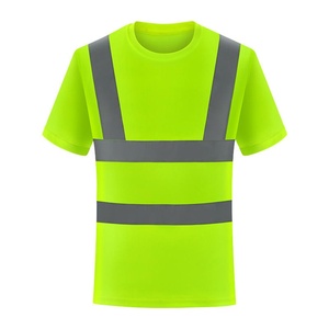 AWARTEN INTERNATIONAL Ropa de Seguridad para Obras de Construcción de Verano, ANSI Clase 1, Secado Rápido, Transpirable, Reflectante, Manga Corta - Product Image 1