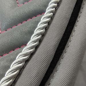 Tapis de selle d'équitation personnalisé pour dressage et saut d'obstacles, mousse de haute qualité, satin doux et respirant, logo personnalisé, vente en gros - Product Image 4