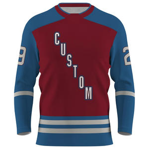 Camiseta de Hockey sobre Hielo Personalizada, Uniforme de Hockey Transpirable para Verano, Uniforme de Alto Rendimiento para Clubes, Fabricante de Pakistán - Product Image 1