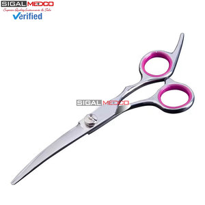 Juego de Tijeras Profesionales de Acero Inoxidable para Peluquería Canina con Peine, Tijeras de Corte Precisas, Duraderas y Afiladas, Logotipo Personalizado - Product Image 6