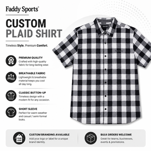 Chemise à carreaux en flanelle à manches courtes pour homme, décontractée, boutonnée, en coton respirant, style Buffalo Check, vêtement d'été streetwear - Product Image 5