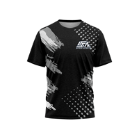 Camiseta Retro para Hombre de Diseñador, Tejida, Ecológica, con Estampado 3D de Diamantes Mixtos, Transpirable y de Secado Rápido