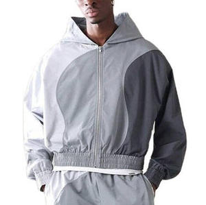 Chaqueta Deportiva Personalizada con Logotipo, Nueva Colección, Chaqueta Cortavientos con Cierre para Hombre, Conjunto de 2 Piezas, 2026 - Product Image 6