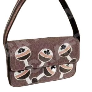 Sacs à bandoulière en coton pochette de soirée perlée personnalisée sac à bandoulière pour femmes de créateur sacs à main et sacs à main de luxe fêtes - Product Image 1