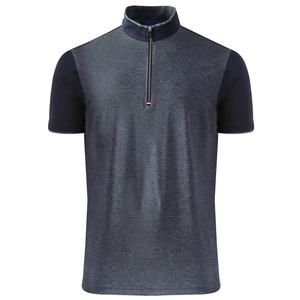 Polos à manches courtes doux mèche bande de golf fermeture éclair haut style Polo athlétique tortue chemise à col Tennis T-Shirt hauts - Product Image 2