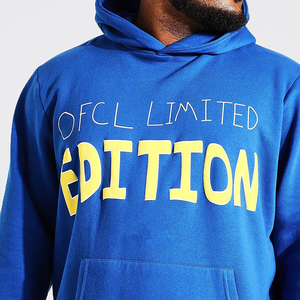 Sudadera con Capucha para Hombre, Color Sólido, Cálida para Invierno, Manga Larga, Personalizable, Venta al Por Mayor, OEM - Product Image 4