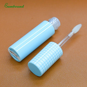 Manufacturer Blue Custom 6ml Lip Gloss Tube Unique Round Shaped Design With Screen Printing For Own Brand New Arrivals In 2026 - Product Image 1