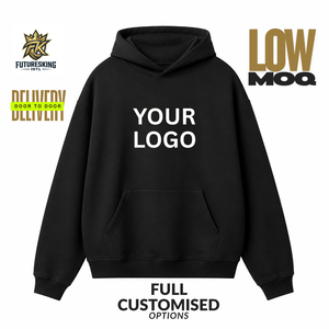 Sudadera con Capucha para Hombre, 80% Algodón, 20% Poliéster, 350gsm, Corte Regular, Color Sólido Informal, con Bolsillo, Logotipo Personalizado, Estampado Personalizado, Otoño - Product Image 2