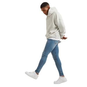 Sweat à capuche pour homme, style streetwear, coton, effet délavé, vintage, surdimensionné, lourd, effet usé - Product Image 6