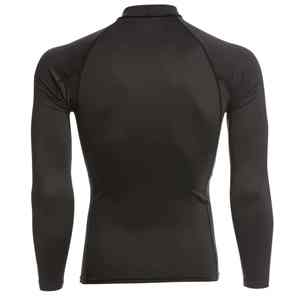 Excellent Quality Men's Long Sleeve Compression Rash Guard Plain Color <b>Swim</b> <b>Shirt</b> Custom Logo Gym MMA Nylon Fabric - Product Image 3