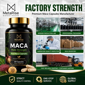 Cápsulas Naturales de Maca y Ashwagandha con <span class=keywords><strong>Vitamina</strong></span> <span class=keywords><strong>D</strong></span> para Energía y Resistencia Masculina, Suplemento Dietético Certificado GMP, Origen Shaanxi - Product Image 6