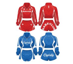 2026 Women's 2-Piece Street Sportswear Set Full-Sleeve T-Shirt and <b>Knee</b>-Length Shorts Breathable Non-Pilling - Product Image 6