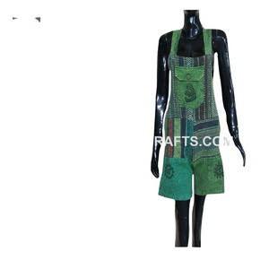 Mono Hippie de algodón con retazos bohemios de la mejor calidad para mujer, uso informal disponible a un precio asequible - Product Image 1