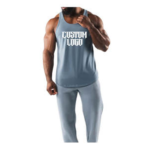 เสื้อกล้ามถักนิตติ้งสำหรับผู้ชายไซส์ใหญ่ ผลิตในปากีสถาน รับทำโลโก้ เสื้อผ้าออกกำลังกายแบบไม่มีแขน - Product Image 1